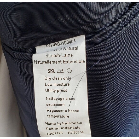 Calvin Klein Slim Fit Infinite Stretch Suit Jacket 44L Blue JACKET ONLY - Picture 13 of 16